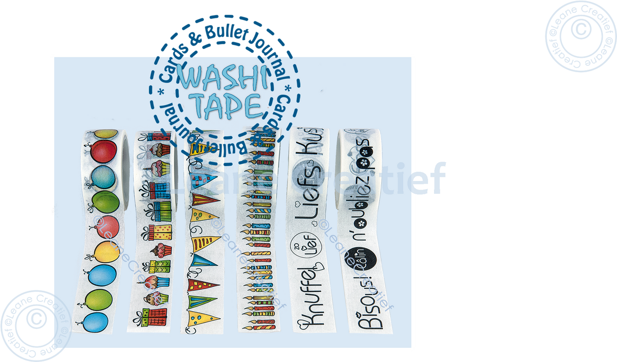 Washi Tape Candles 20mm x 5m