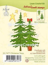 LeCreaDesign Combi Clear Stamp Christmas Trees