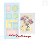 LeCreaDesign Deco Clear Stamp Background Frames