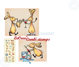 LeCreaDesign Combi Clear Stamp The World Of Bunnies