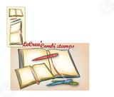 LeCreaDesign Combi Clear Stamp An Open Book