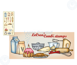 LeCreaDesign Combi Clear Stamp Baking Supplies