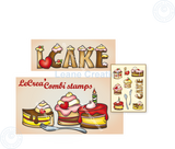 LeCreaDesign Combi Clear Stamp Let’s Have Cake