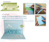 Lea’bilitie Pop-Up Souhaits Félicitation (Fr.) Cutting Die