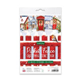 Katy Sue Picket Fence Christmas Scene Stash, 24 sheets