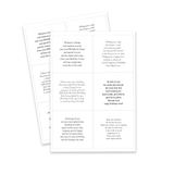 Kanban Crafts Wonderful Days Verses Peelables, 48 stickers