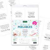 Kanban Crafts A Year of Peelables, 72 stickers