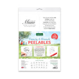 Family & Friends Peelables, 72 Stickers