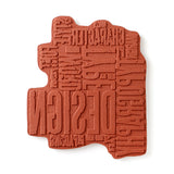 Typology Pre Cut Rubber Stamp Set by Andy Skinner