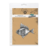 Steampunk Fish Pre Cut Rubber Stamp Set by Andy Skinner