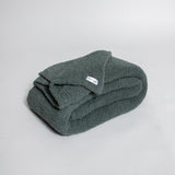 Dark Forest Solid Double Layered Print Extended Throw