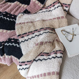 Desert Sunset Geometric Print Extended Throw