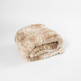 Caramel Swirl Double-sided Minky Blanket
