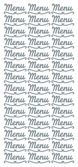 Peel Off Stickers - Menu