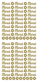 Peel Off Stickers - Merci