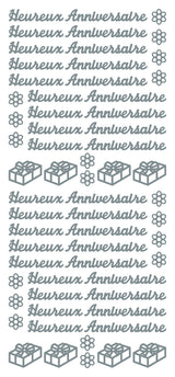 Peel Off Stickers - Heureux Anniversaire
