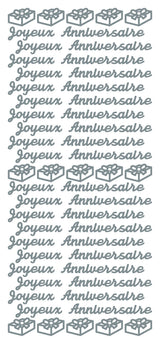 Peel Off Stickers - Joyeux Anniversaire