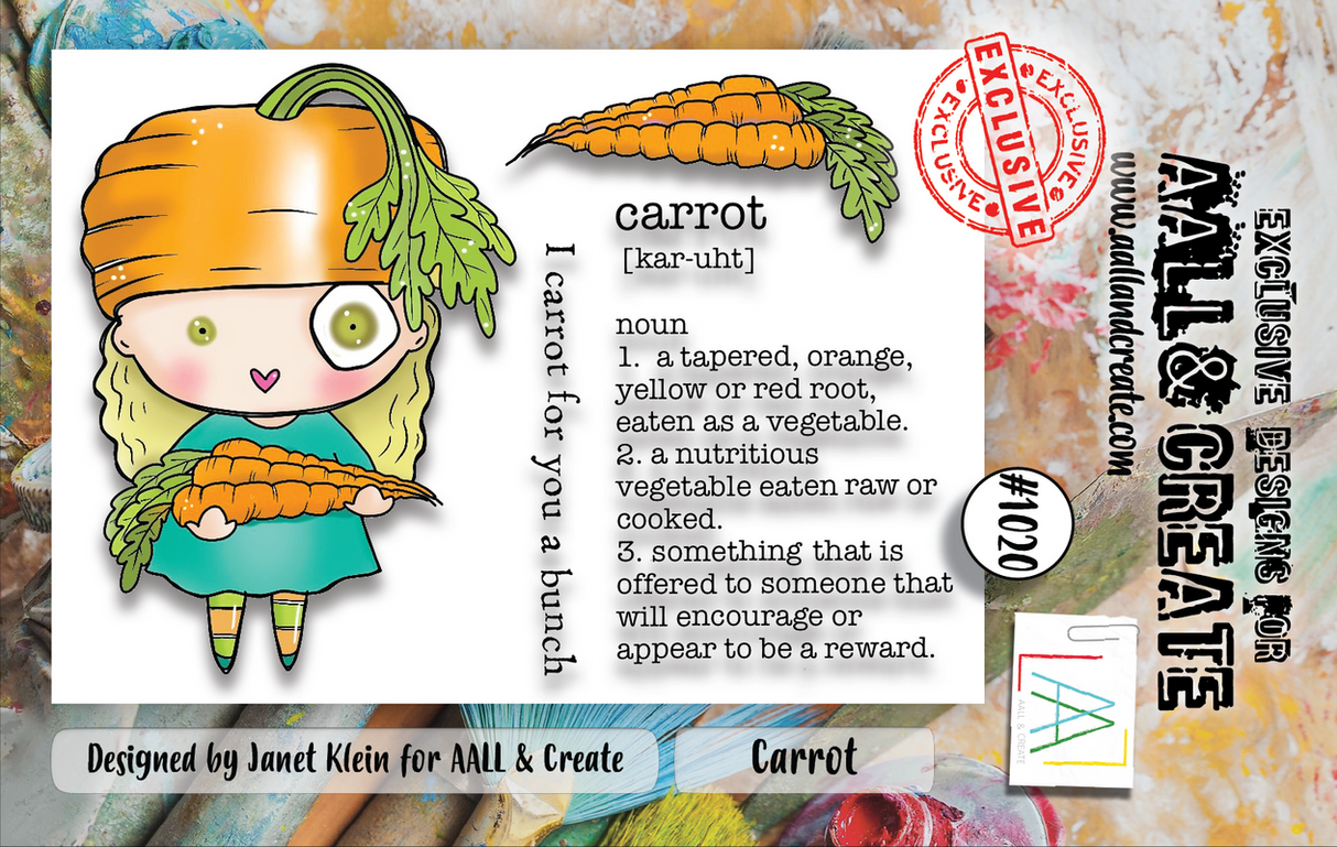 AALL and Create #1020 - A7 Stamp Set - Carrot