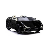 24V Lamborghini Sian Drifting Edition 2-Seater Ride-On Car W/ Drift Mode, Music Player, Butterfly Doors & RC