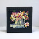 Die Cut Decoupage – Jug Of Tulips (Pack Of 3)