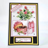 Die Cut Decoupage – Roses & Chocolates (Pack Of 3)