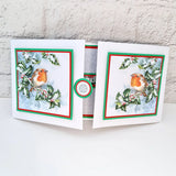 Die Cut Decoupage – Robin On Holly (Pack Of 3)