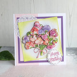 Die Cut Decoupage – Sweet Peas (Pack Of 3)