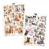 Crafty Kittens Die Cut Topper & Decoupage Collection