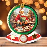 Die Cut Decoupage – Santa's Workshop Bauble (pack of 3)