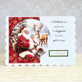 Die Cut Decoupage – Santa & Rudolph Bauble (pack of 3)