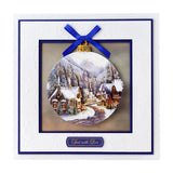 Die Cut Decoupage – Christmas Village Bauble (pack of 3)