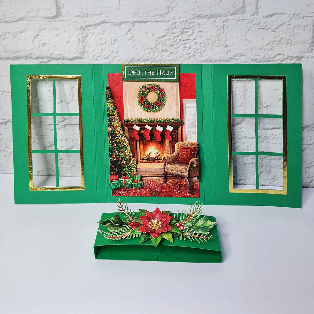 Katy Sue Designs Die Cut Decoupage – Deck the Halls (pack of 12)
