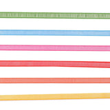 Vaessen Creative Organza Ribbon 6 Colours 3mmx2m Summer