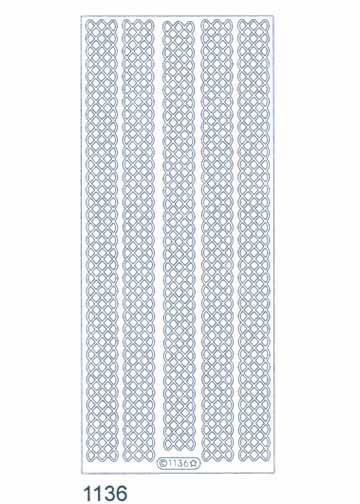 Deco Stickers - Wide Braid Border
