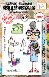 AALL and Create - A7 Stamp Set - Sew Dee
