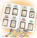 Washi Tape Clip Boards, 45mm X 5m