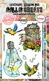 AALL and Create - A6 Stamp Set - Gilded Shatters