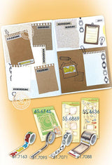 Washi Tape Clip Boards, 45mm X 5m