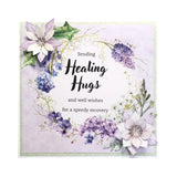 Dusky Violet Blooms, Die Cut Flowers & Leaves, 12 sheets