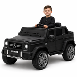 12V Mercedes Maybach G650 4x4 1-Seater Ride-On Truck W/ Rubber Wheels, Music Player & RC