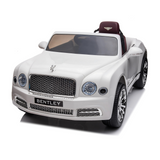 12V Bentley Mulsanne 1-Seater Ride-On Car W/ Rubber Wheels, Music Player & RC