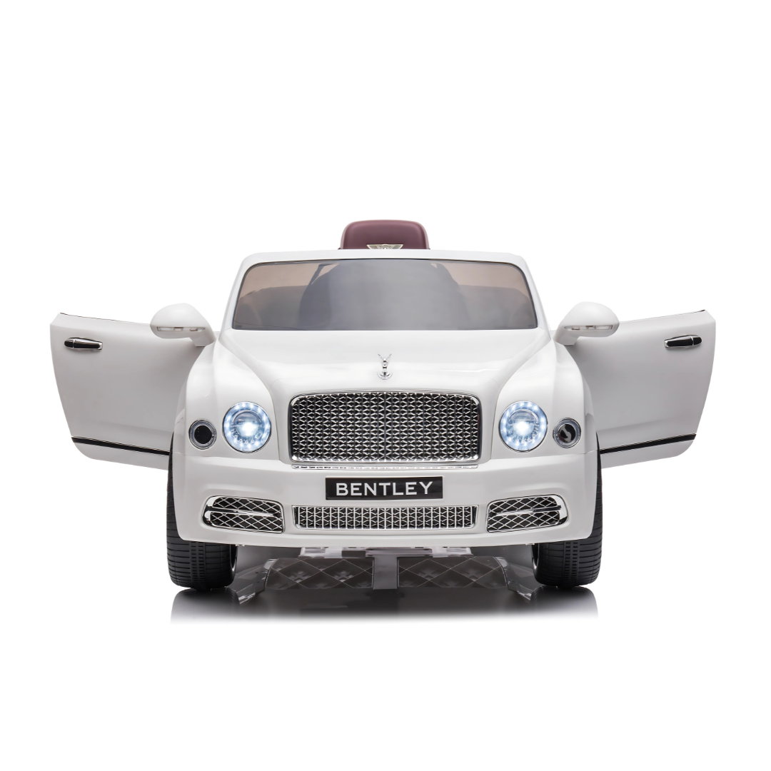 12V Bentley Mulsanne 1-Seater Ride-On Car W/ Rubber Wheels, Music Player & RC