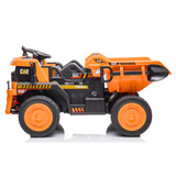 Camion à benne basculante pour enfants : camion à deux places 12 V avec mécanisme de déversement automatique amusant