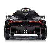 12V Lamborghini Veneno 4x4 1-Seater Ride-On Car W/ Rubber Wheels, Music Player, Butterfly Doors & RC