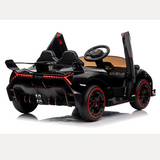 12V Lamborghini Veneno 4x4 1-Seater Ride-On Car W/ Rubber Wheels, Music Player, Butterfly Doors & RC