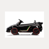 12V Lamborghini Veneno 4x4 1-Seater Ride-On Car W/ Rubber Wheels, Music Player, Butterfly Doors & RC