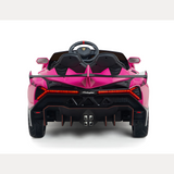 12V Lamborghini Veneno 4x4 1-Seater Ride-On Car W/ Rubber Wheels, Music Player, Butterfly Doors & RC