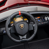 12V Lamborghini Veneno 4x4 1-Seater Ride-On Car W/ Rubber Wheels, Music Player, Butterfly Doors & RC