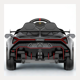 12V Lamborghini Veneno 4x4 1-Seater Ride-On Car W/ Rubber Wheels, Music Player, Butterfly Doors & RC
