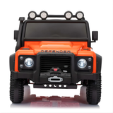 12V Land Rover Defender 1-Seater Ride-on Truck W/ Rubber Wheels, Music Player & RC